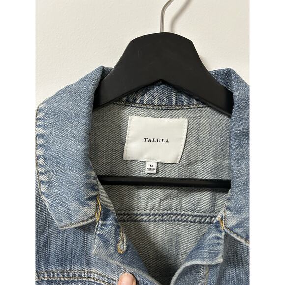 Aritzia Talula Denim Jacket Vintage Wash Size Medium Women's - Picture 3 of 9